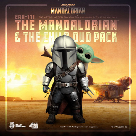 Star Wars The Mandalorian Egg Attack Action akčná figúrkas The Mandalorian & The Child 7 - 17 cm